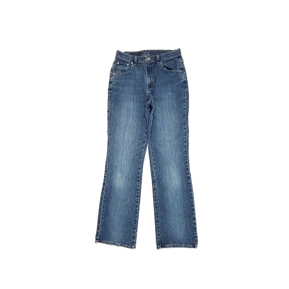 Blue Jeans Straight Leg Women's size 4 Dark Wash‎ Blue Denim jeans